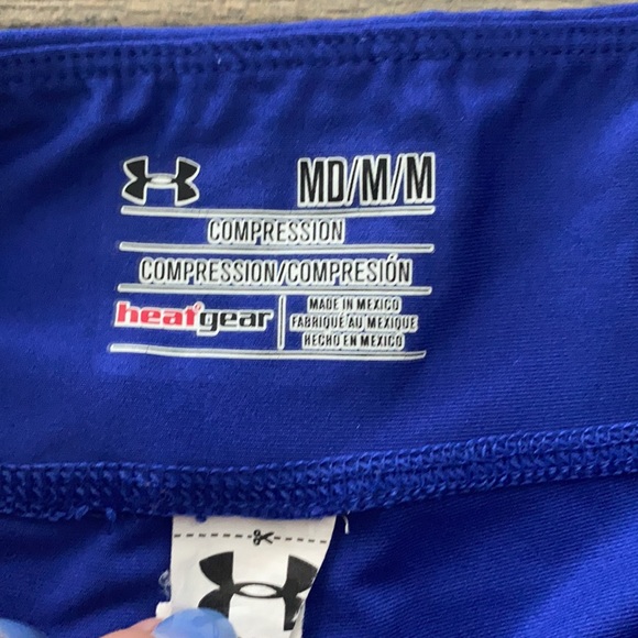 Under Armour blue cropped compression legging - Picture 2 of 3